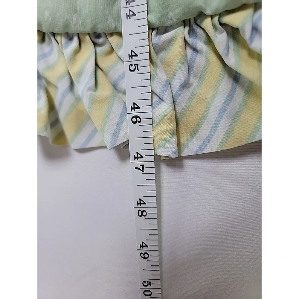 VTG Disney Winnie The Pooh and Friends Crib Quilt‎ Baby Stripe 3D Comforter 90s